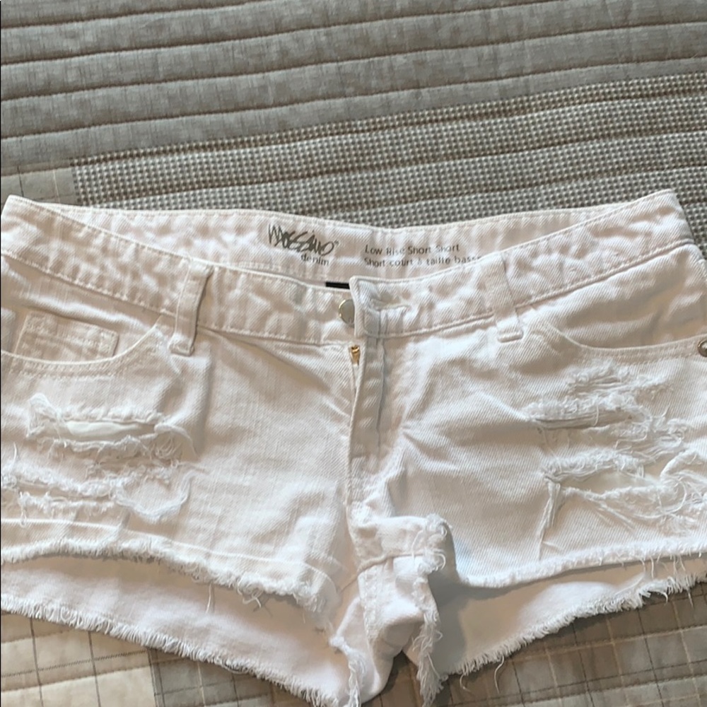 Mossimo white jean shorts